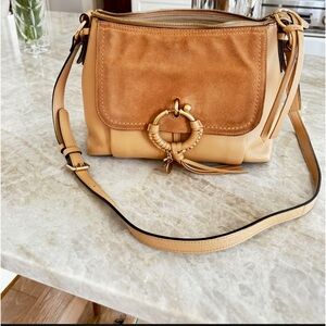 SEE BY CHLOÉ Joan Medium leather shoulder bag with dust bag